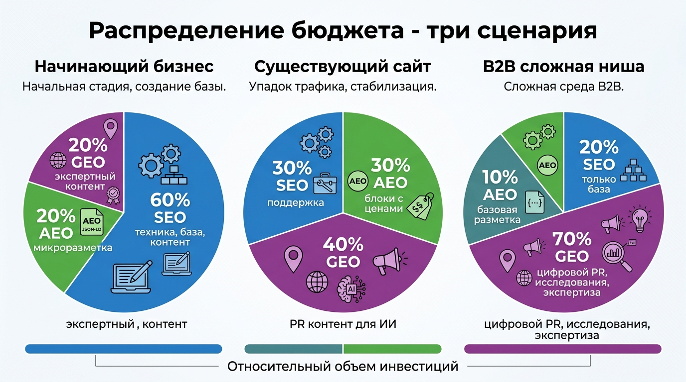 распределение бюджета