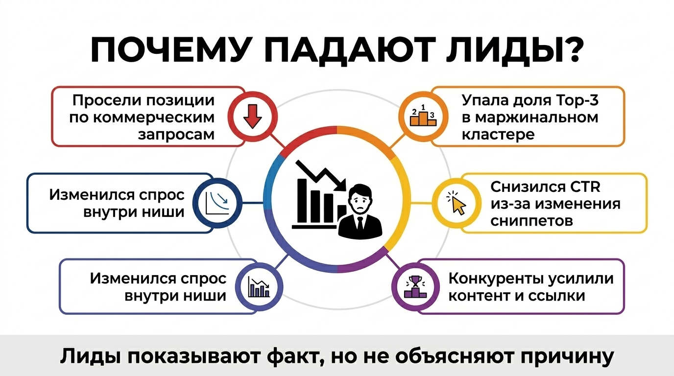 причины снижения лидов