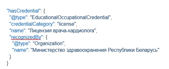 Основные поля