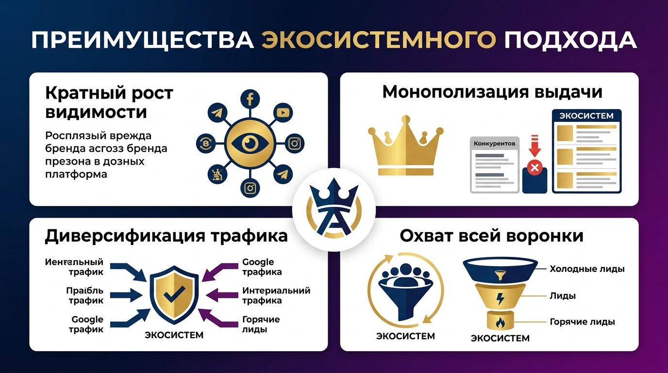 преимущества экосистемного подхода