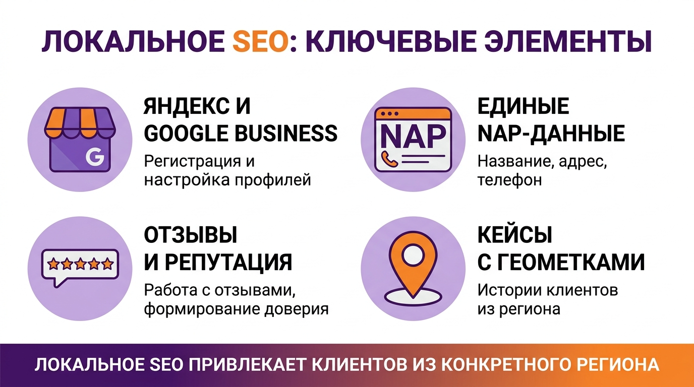 основные элементы локального seo