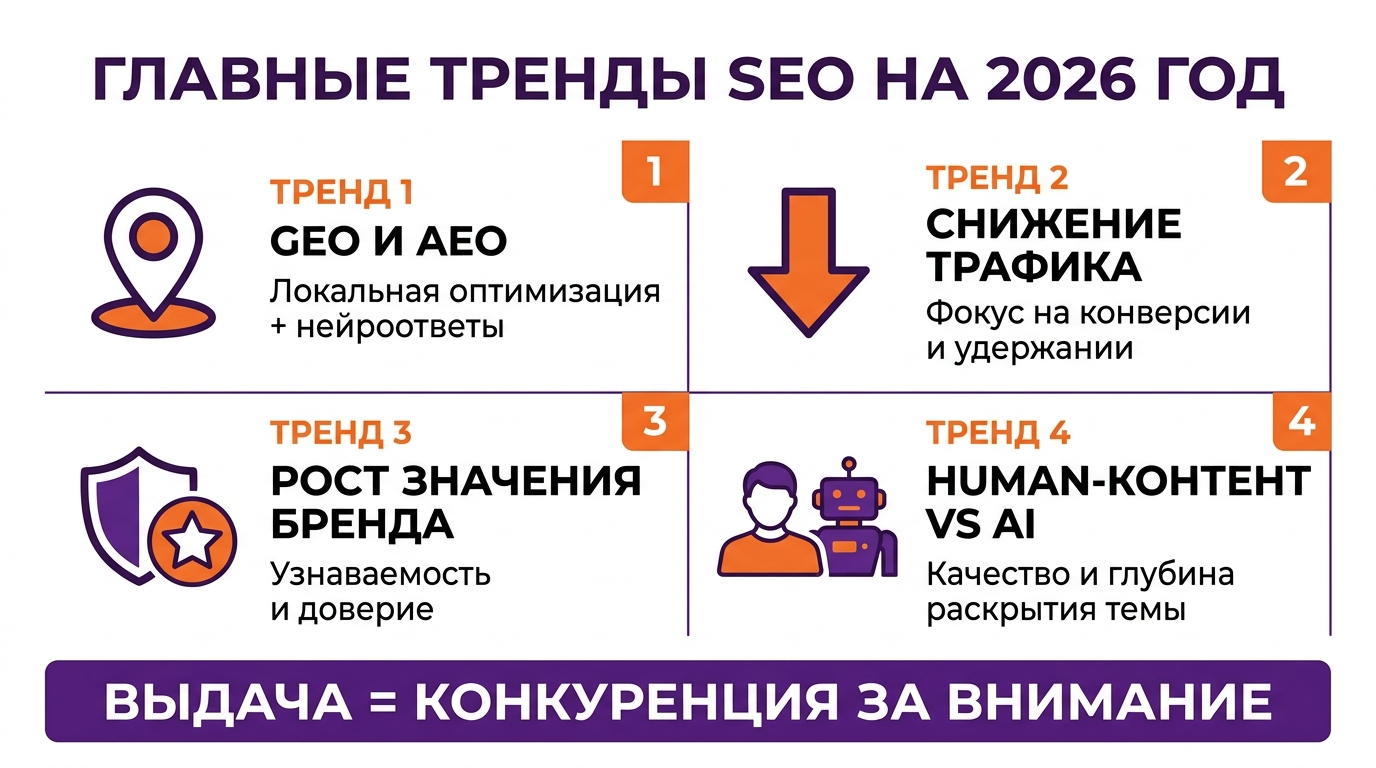 тенденции в поиске на 2026 год