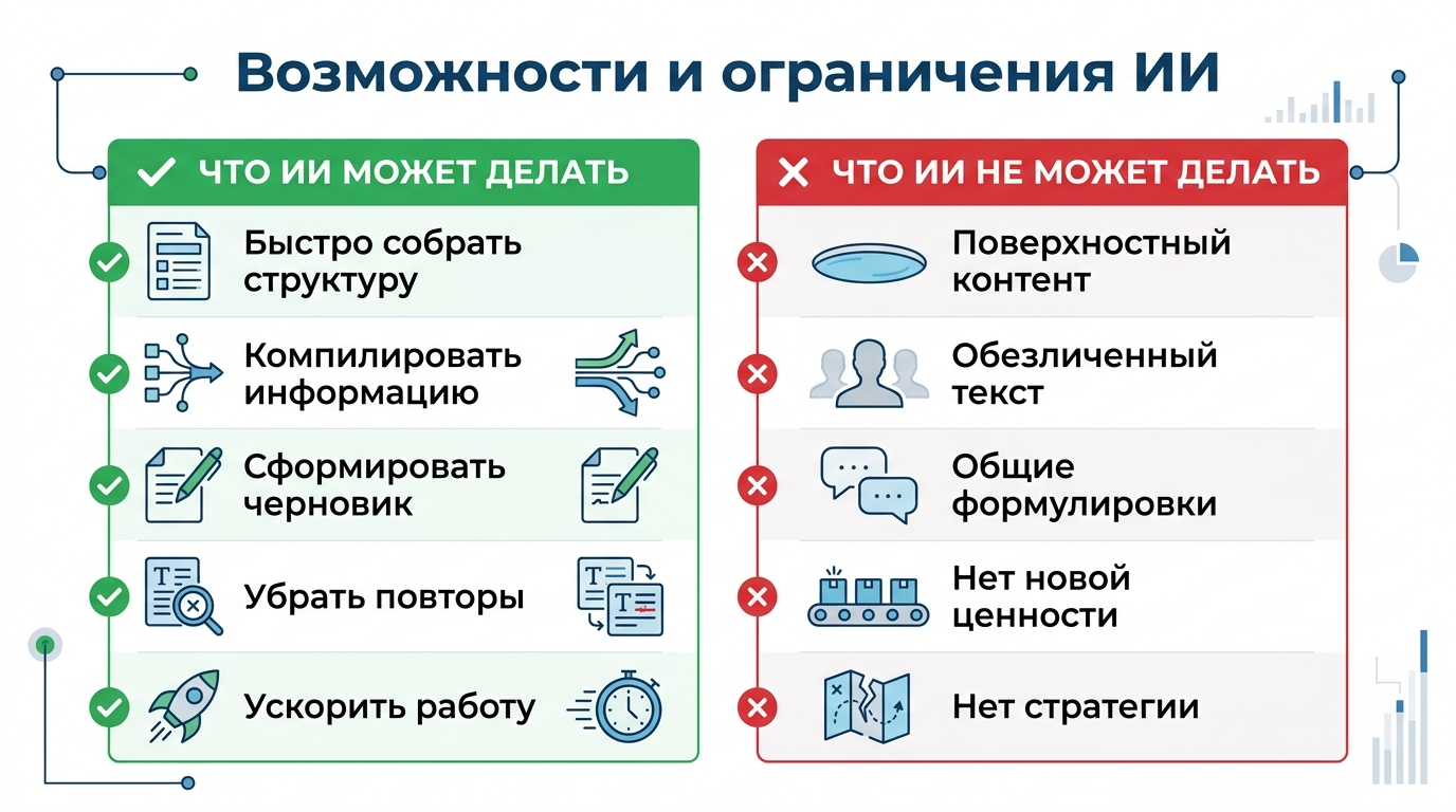 возможности и ограничения ии