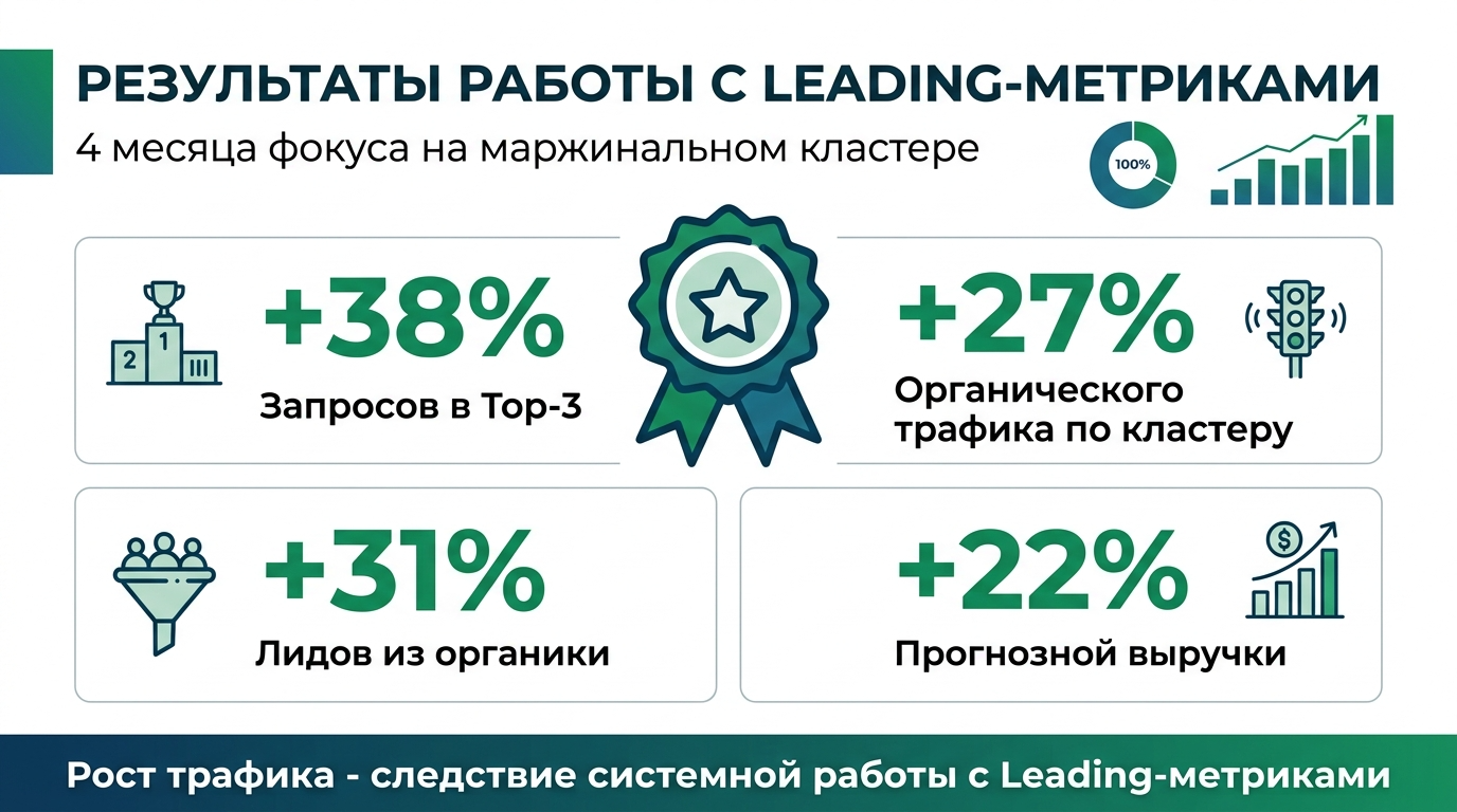 результаты работ с метриками