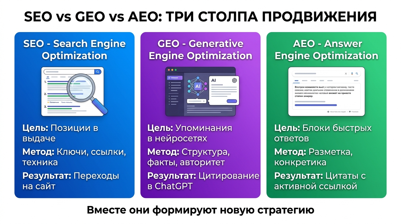 сравнение результатов