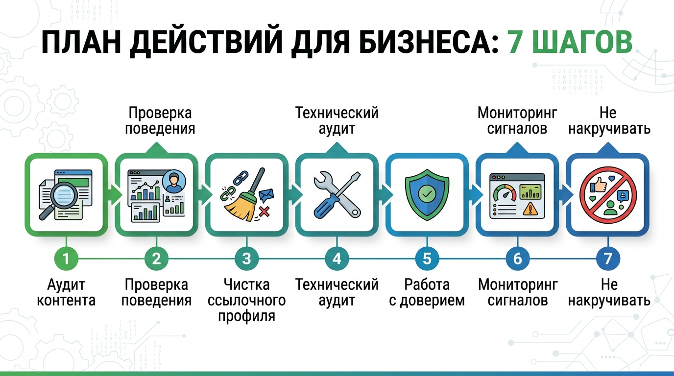 План действий