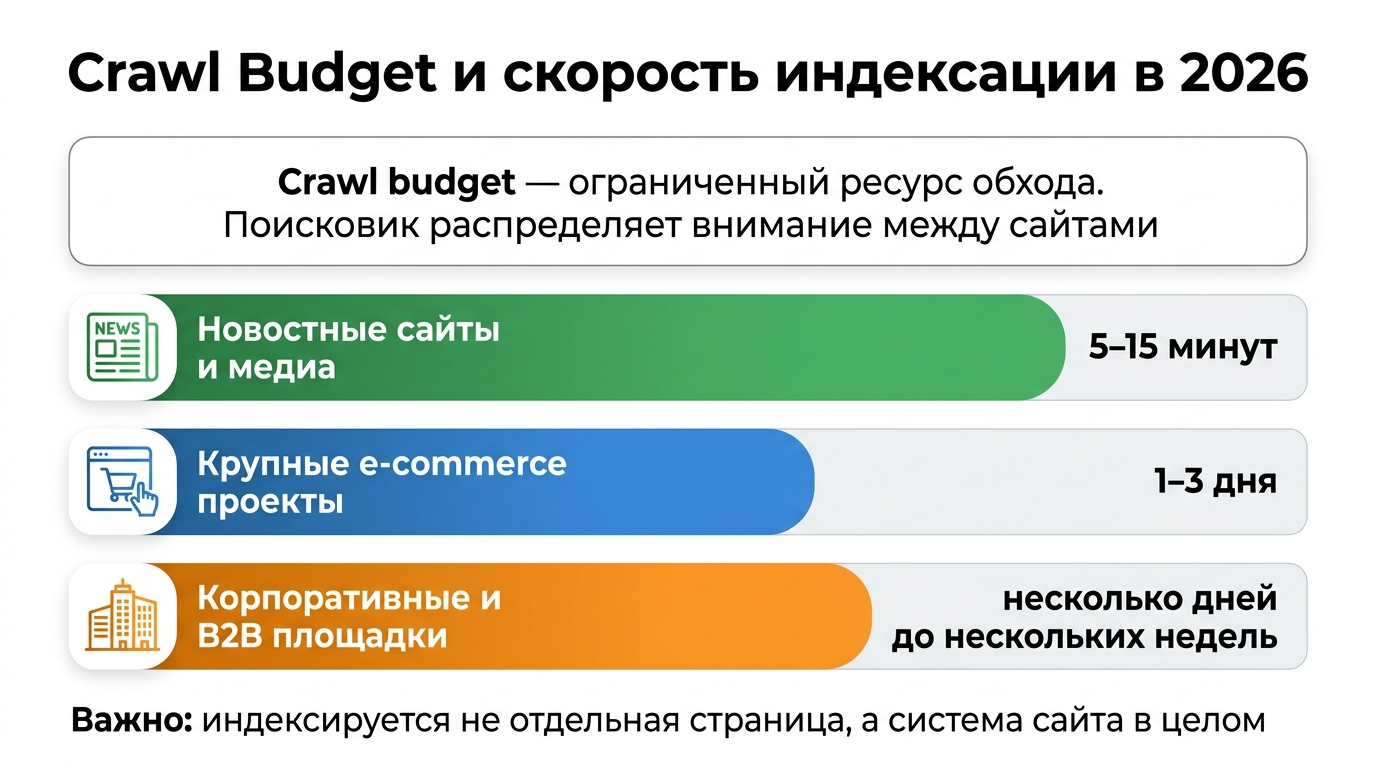 краулинговый бюджет и скорость индексации