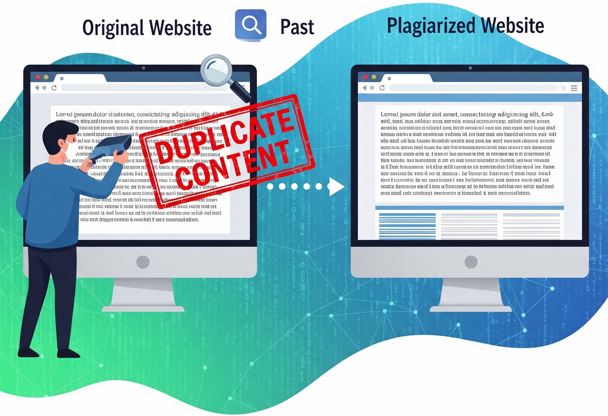 Дублирование контента