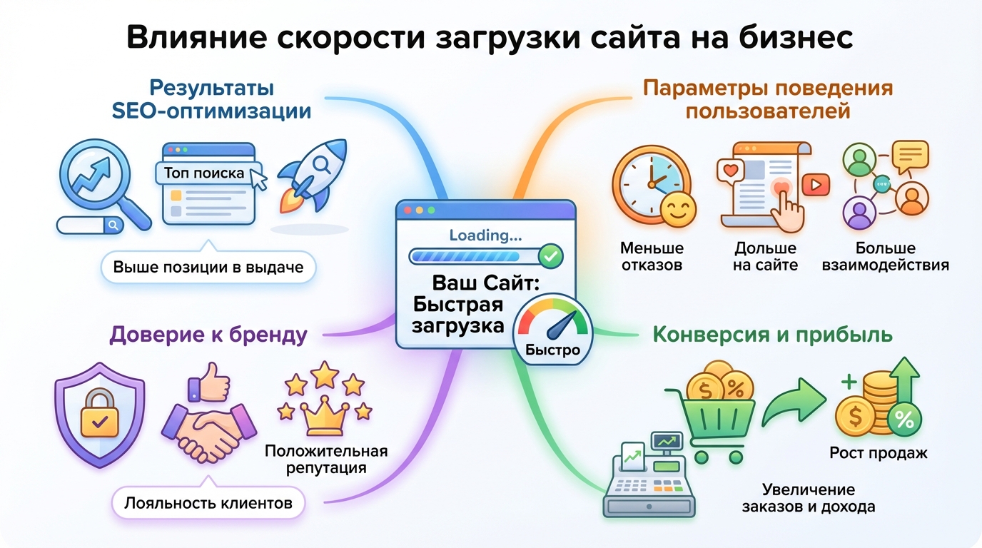 Как производительность влияет на сайт