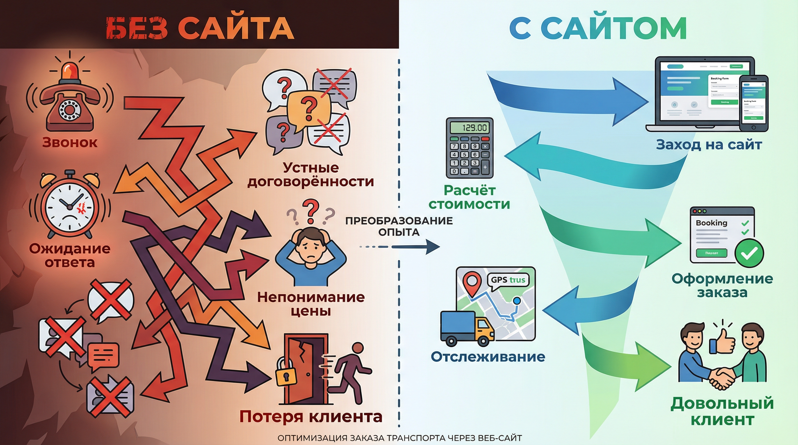 Преимущества сайта