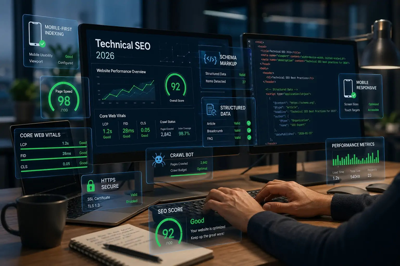 Техническое SEO в 2026: что действительно влияет на ранжирование